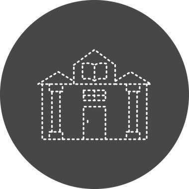 Kütüphanenin vektör illüstrasyonu