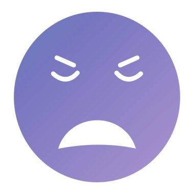 Yüz ifadesi. Basit tasarım