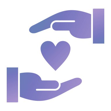 Kalp vektör simgesi. Tarzıdır bicolor düz sembolü, mavi ve beyaz renkler, yuvarlak açılar, siyah arka plan