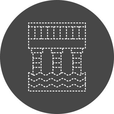 Modern b 'nin vektör illüstrasyonu eksik simgesi