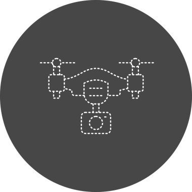 vector illustration of modern Drone icon
