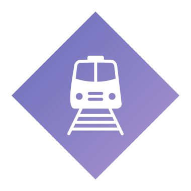Tren web simge vektör çizim