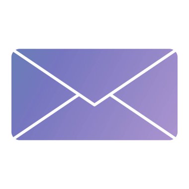 Zarf posta simgesi. vektör illüstrasyonu