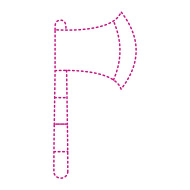 axe icon vector, illustration on white background