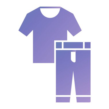 Tişört ikonu. vektör illüstrasyonu