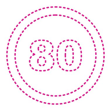 Yol simgesi vektör illüstrasyonu