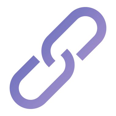 Bağlantı. Web simgesi basit illüstrasyon