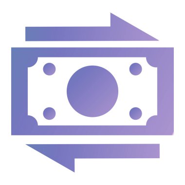 Para için. Web simgesi basit illüstrasyon