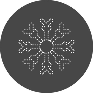 Snow icon, vector illustration simple design