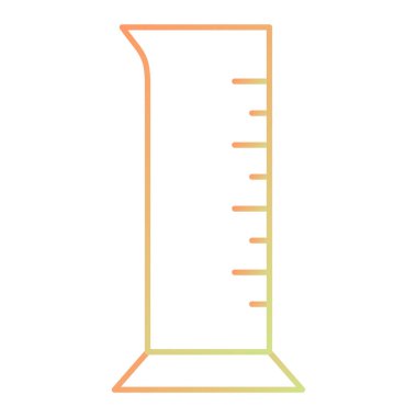 water beaker icon. vector illustration