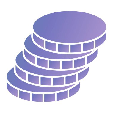 Bozuk para yığını vektör çizimi