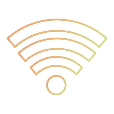 wifi simgesi vektör illüstrasyonu