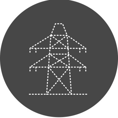 Electric Tower icon, vector illustration simple design