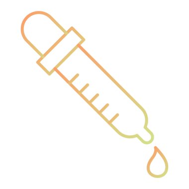 Şırınga ikonu vektör çizimi