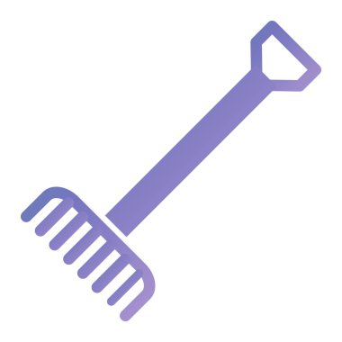 Tırmık simgesinin vektör çizimi