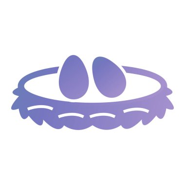 Yumurta simgesi vektör illüstrasyonu