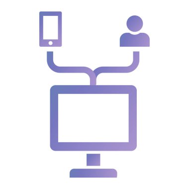 ağ paylaşım simgesi çizimi