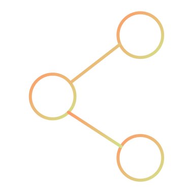 Paylaş. Web simgesi basit tasarım