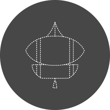 Uçurtma simgesinin vektör çizimi