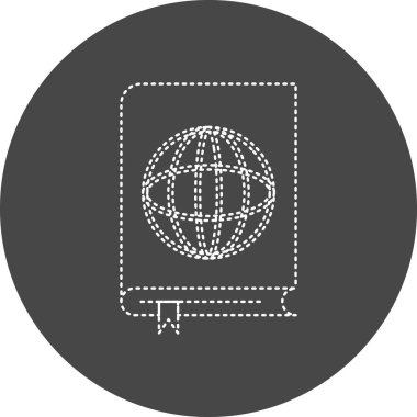 International Law icon symbol, vector illustration