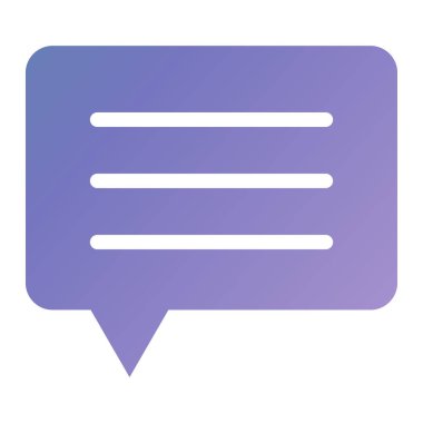 Konuş. Web simgesi vektör illüstrasyonu