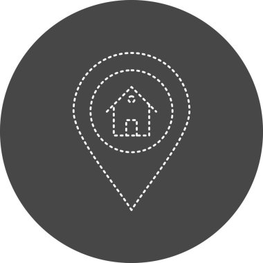 location web icon, simple vector illustration 