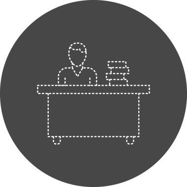 İş ve finans simgesinin vektör illüstrasyonu