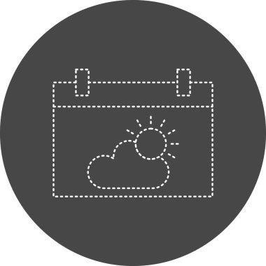 Bulut simgesinin vektör illüstrasyonu