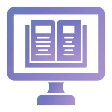 Bilgisayar. Web simgesi basit illüstrasyon