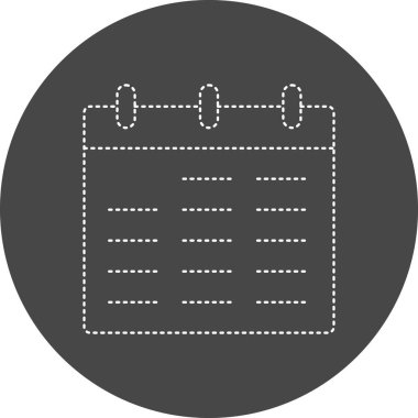 Takvim simgesi vektör illüstrasyonu 