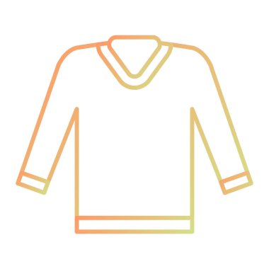 Kazak ikonu. vektör illüstrasyonu