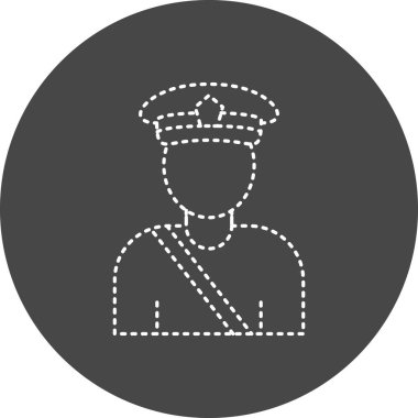 Postacı simgesinin vektör illüstrasyonu