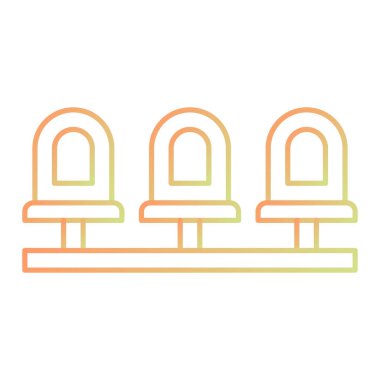 vector illustration, chairs icon element background