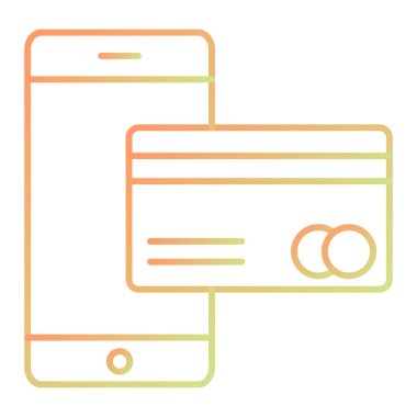 Kredi kartı vektör simgesi