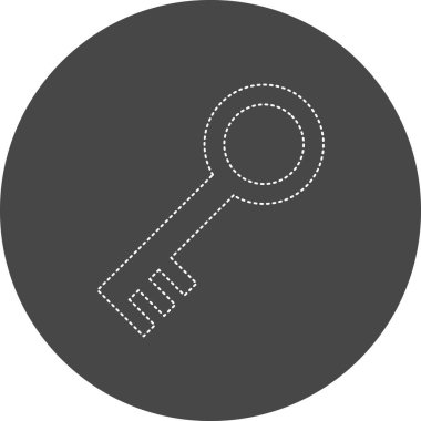 Anahtar. Web simgesi basit illüstrasyon 