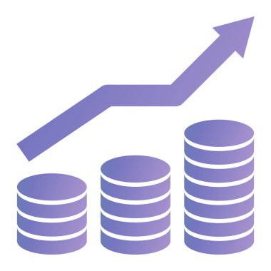 Modern grafik simgesinin vektör illüstrasyonu