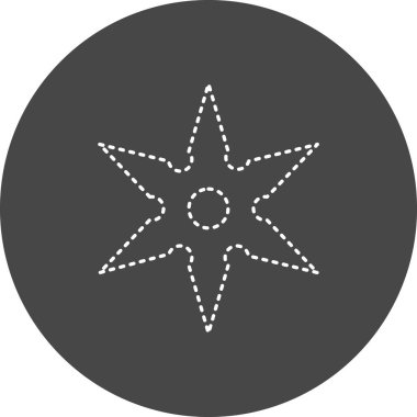 Güzel güneş. Web simgesi basit illüstrasyon