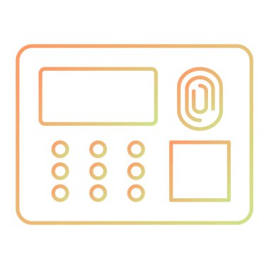 hesap makinesi simgesi vektör illüstrasyonu