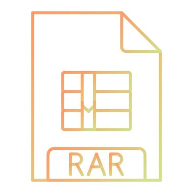 Basit bir simgenin vektör illüstrasyonu