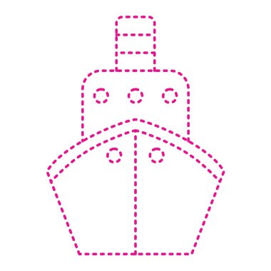 vector illustration of thin modern icon isolated on background