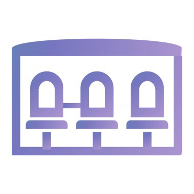 Müze. Web simgesi basit tasarım
