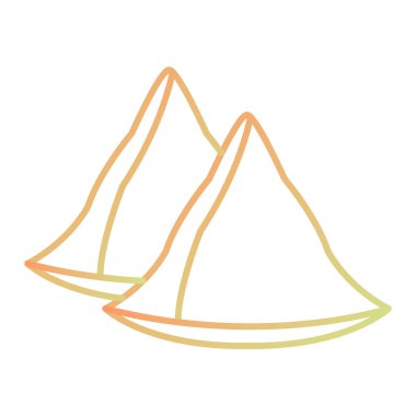 Karpuz ikonu. vektör illüstrasyonu