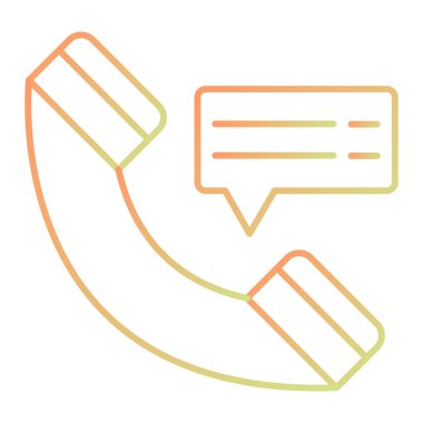 Sohbet balonu ikon vektörü. İnce çizgi işareti. izole edilmiş sınır sembolü çizimi