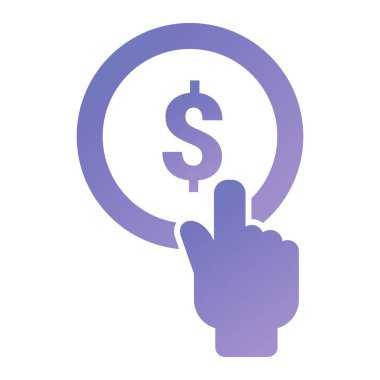 Dolar işareti. Web simgesi