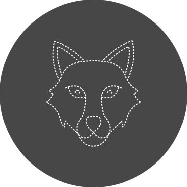 Kurt simgesinin vektör illüstrasyonu