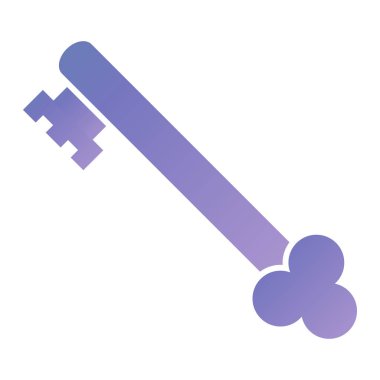 Anahtar simgesi vektör illüstrasyonu