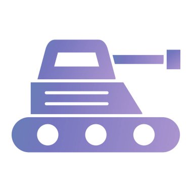 Buldozer. Web simgesi basit tasarım