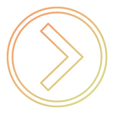 ok simgesi vektör illüstrasyonu