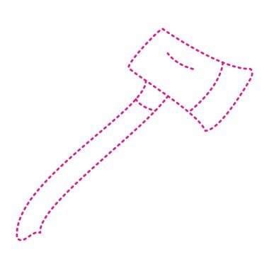 axe tool icon vector illustration graphic design