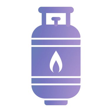 gas burner icon. simple illustration of fire flame vector icons for web design isolated on white background